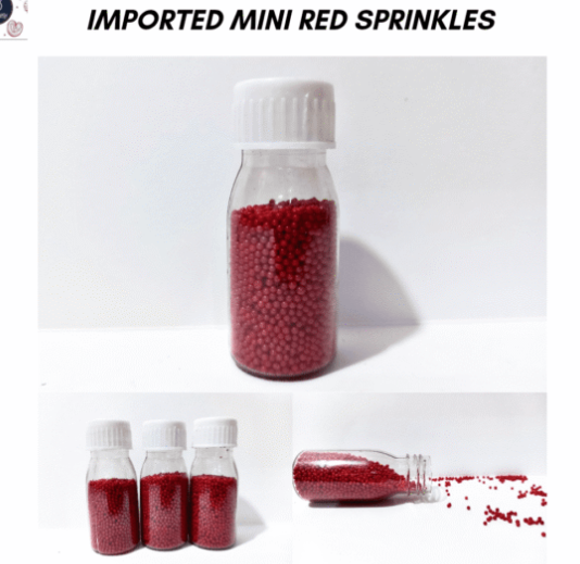 SPRINKLES Imported Mini Red Sprinkles