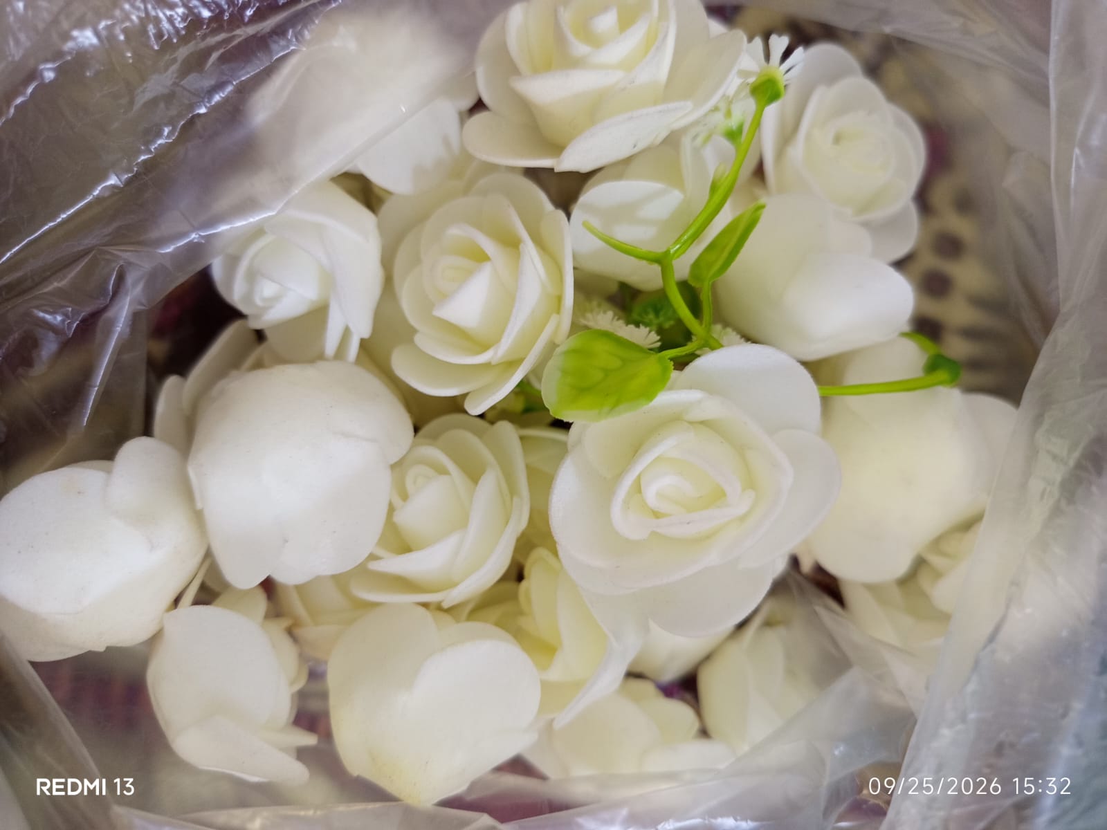 Flowers White Fomic 1XV