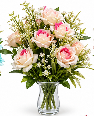 Flowers Off White (DB-600)