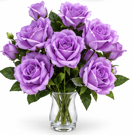 Flowers Dark Purpul