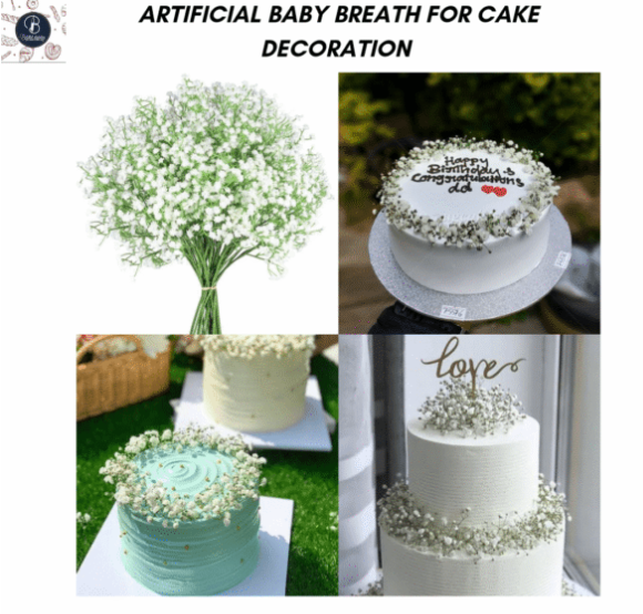 Flowers Artificial Baby Breath For Cake Decoration