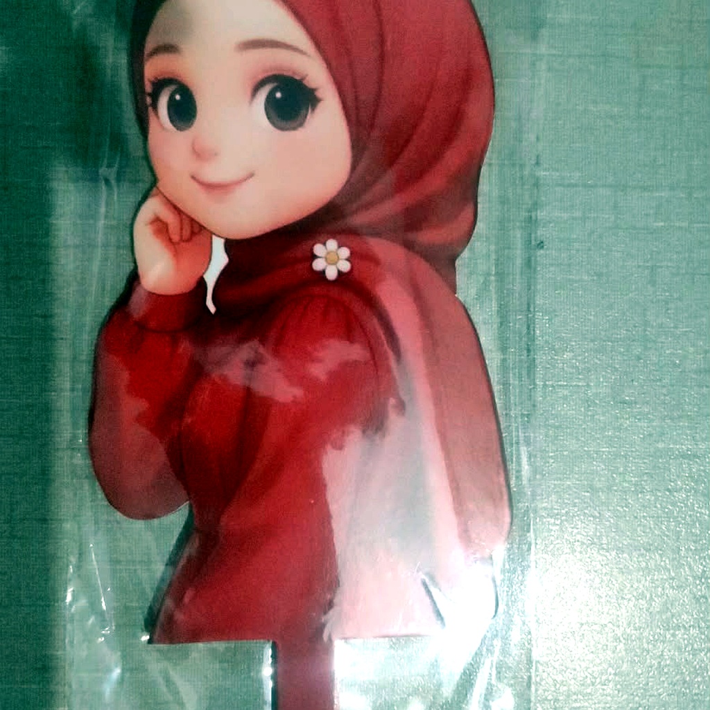 Topper Red Hijab Doll