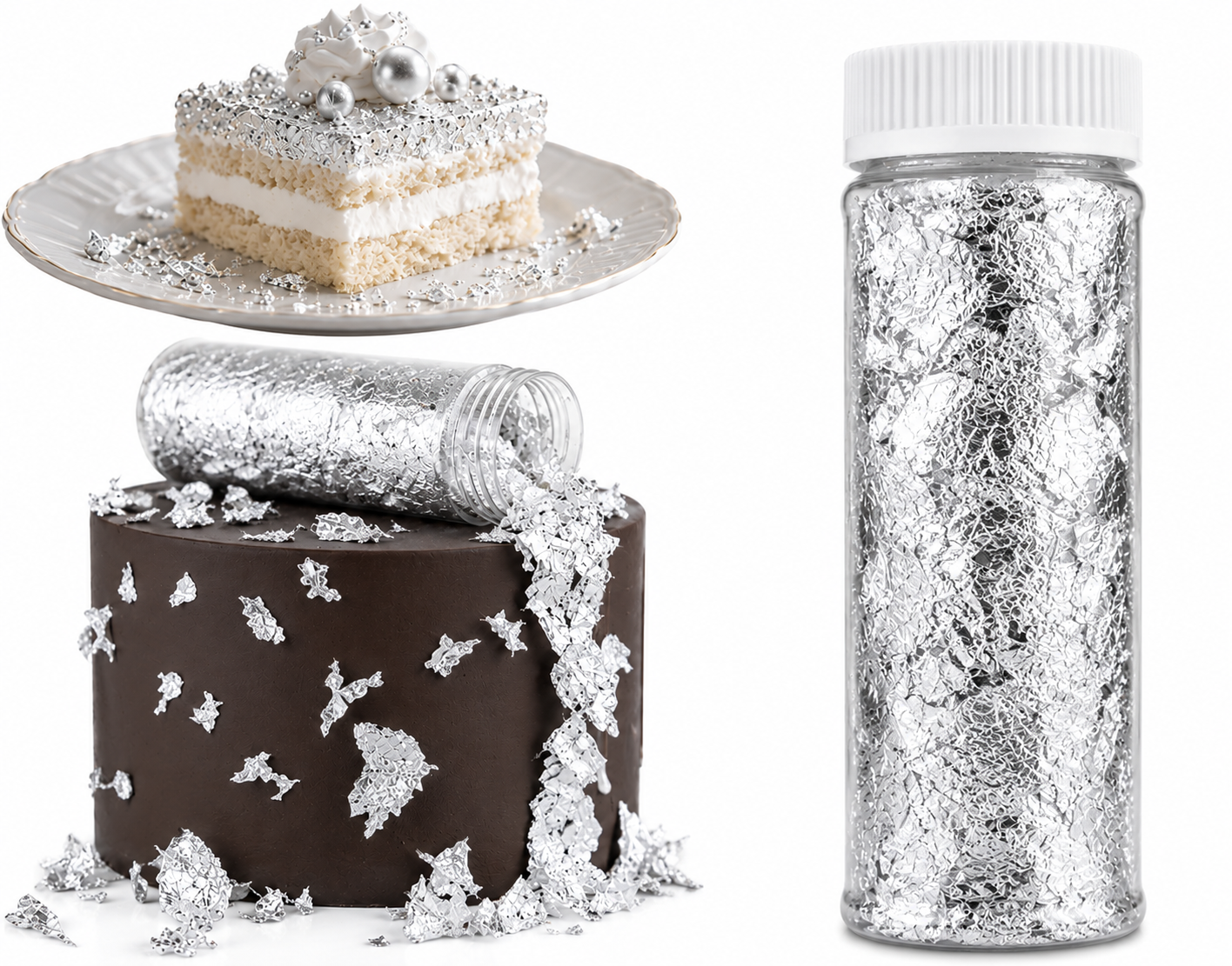 Flakes Silver
