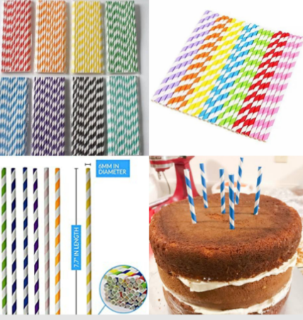 PAPER STRAW Pkt