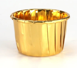 CupCake Liner Golden Foil