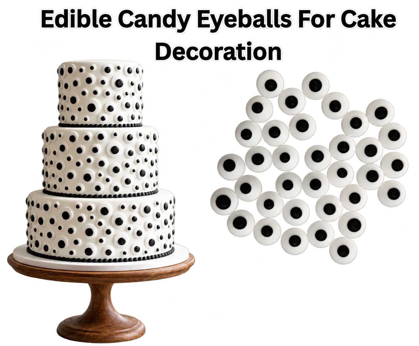 Edible Candy Edible Candy Eyeballs For Cake Decoration
